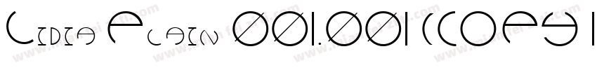 Lidia Plain 001.001 (COPY 1)字体转换